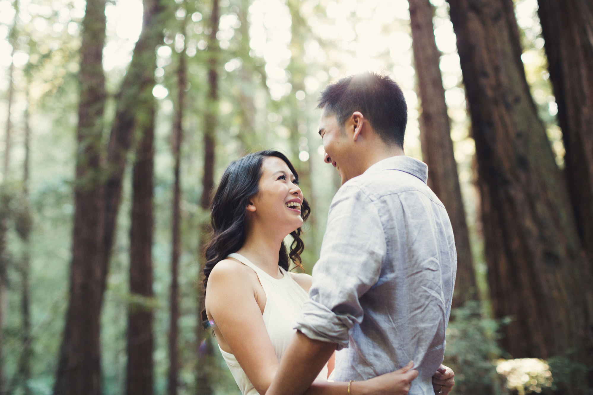Engagement photos in Muir Woods @Anne-Claire Brun 001