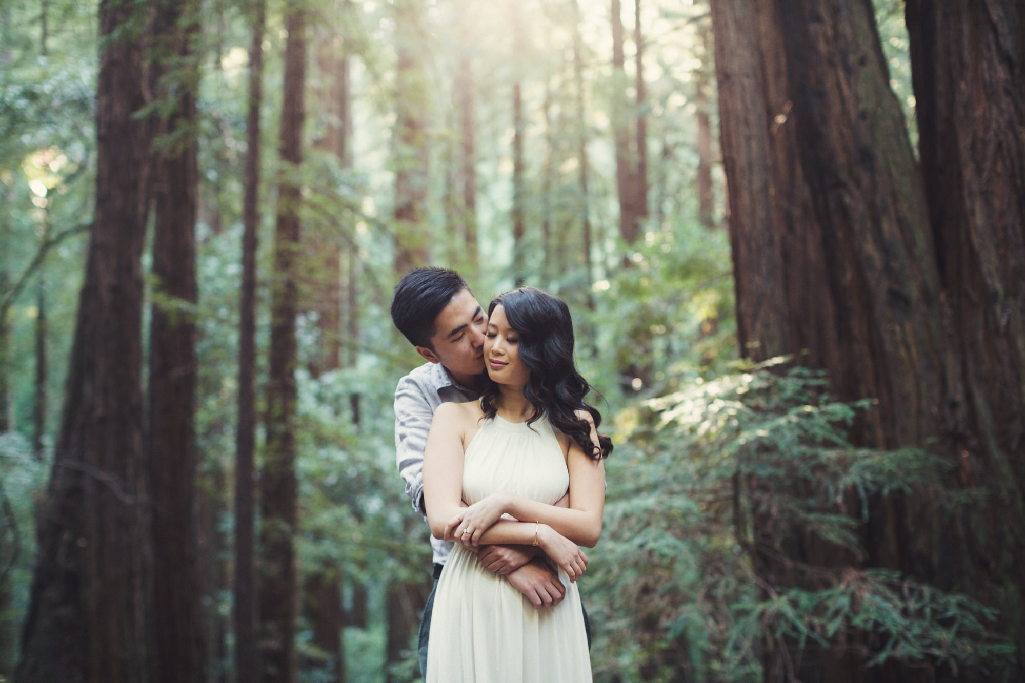 Engagement photos in Muir Woods @Anne-Claire Brun 004