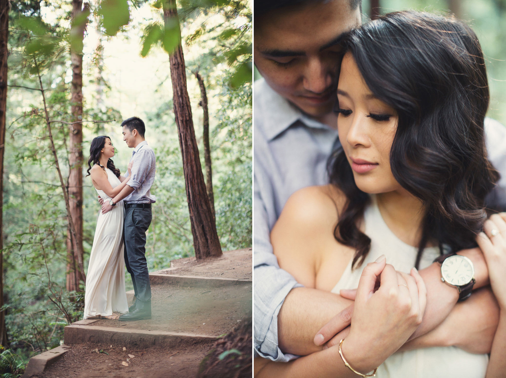 Engagement photos in Muir Woods @Anne-Claire Brun 026