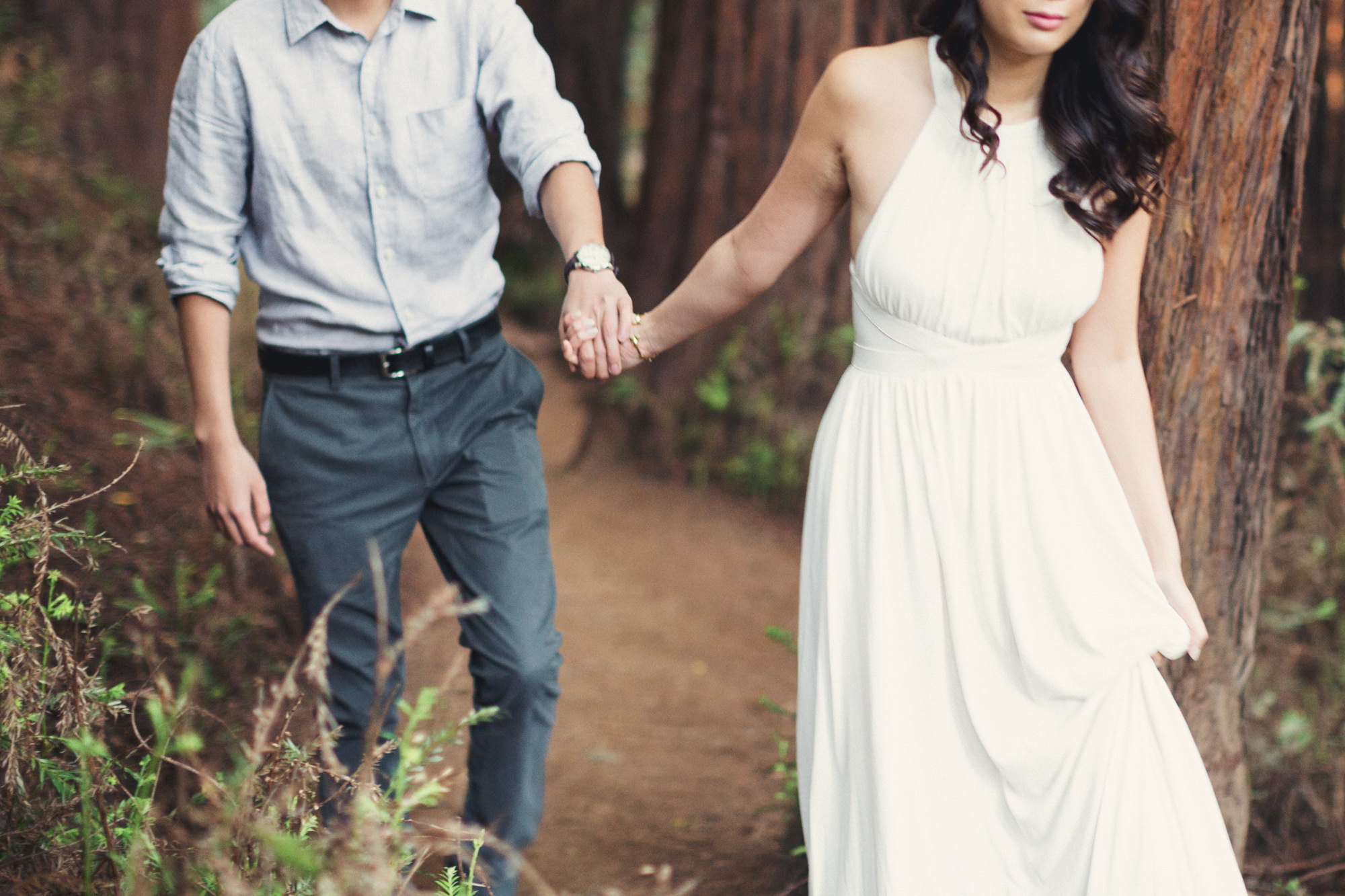 Engagement photos in Muir Woods @Anne-Claire Brun 038