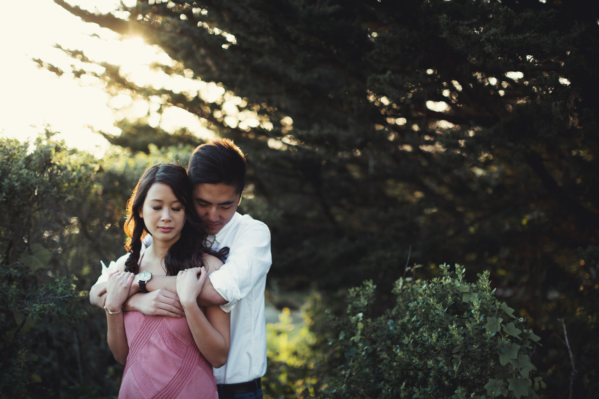 Engagement photos in Muir Woods @Anne-Claire Brun 054