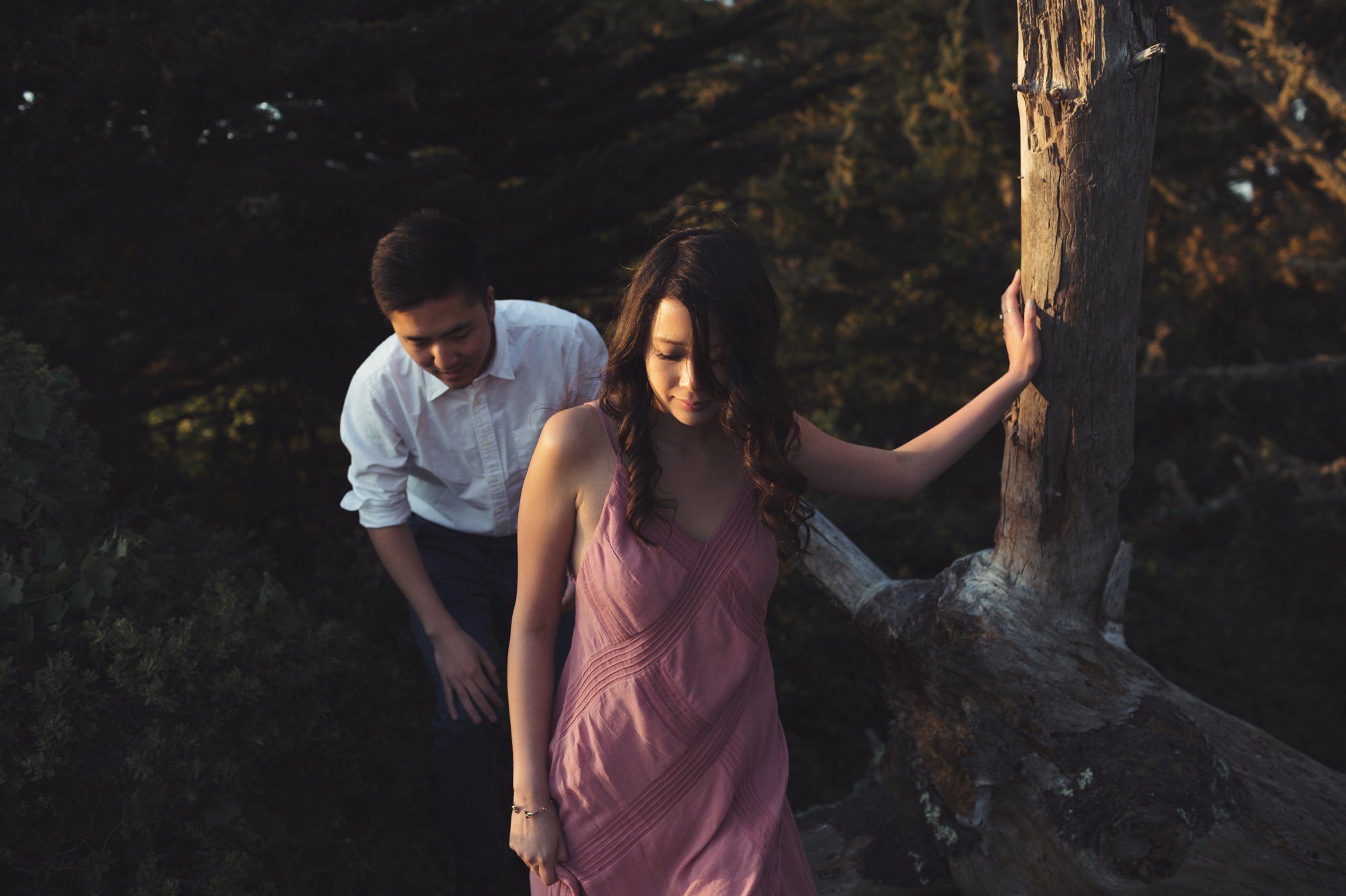 Engagement photos in Muir Woods @Anne-Claire Brun 060
